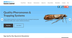 Desktop Screenshot of insectslimited.com